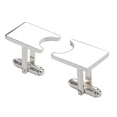 1,5cm x 2cm Manschettenkn&ouml;pfe "Connect" (2er Pack)