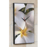 Plumeria Hawaiian Flower Wall Clock