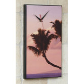 Hawaiian Palm Tree Wall Clock