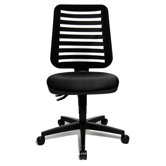 Artwork Swivel Chair in Black and White Mesh