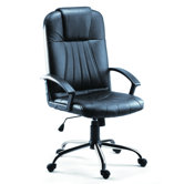 Michelle High Back Leather Faced Executive Armchair