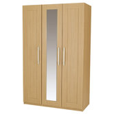 Visualise Shaker 3 Door Wardrobe with Mirror