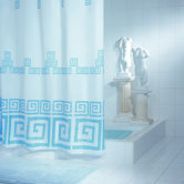 Duschvorhang "Athen" in Blau