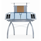Futura Glass Tower Drafting Table