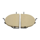 Ceramic Heat Reflector Plate for Extra Large Oval Grill
