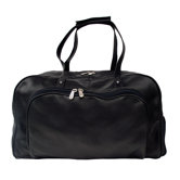 Traveler Deluxe 17" Leather Carry-On Duffel Bag