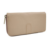 Women's Zip Around Wallet in Pastel Pink