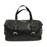 Traveler 19" Leather Travel Duffel with Buckles