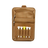 All in One Golf Pouch in Saddle