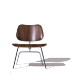 Eames &reg; LCM - Molded Plywood Lounge Chair with Metal Legs - Quick Ship!