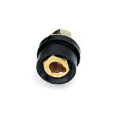 BE-7095 Dinse Style Euro Machine Panel Socket For 36557 - 36586 Cable