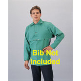 Green 9 Ounce Westex&reg; Proban&reg; FR7A&reg; Cotton Flame Retardant Cape Sleeve With Snap Front Closure