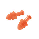 Use Triple Flange Orange Polyurethane And Foam Uncorded Earplugs (100 Pair Per Box)
