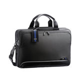 Dual Blue 17.3" Expandable Computer Briefcase