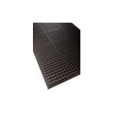 3' X 20' Black Sanitop&reg; 1/2" Thick Grease Resistant Anti-Fatigue Floor Mat