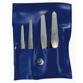 HANSON&reg; 53625 4 Piece 526/536 Series Spiral Flute Screw Extractor Set In Pouch (2-5)
