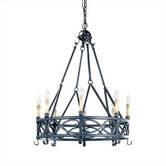 Iron Works 8 Light  Chandelier