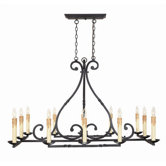 Inspirational Iron 12 Light Chandelier