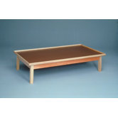 Electric Hi-Lo Upholstered Treatment Table with Adjustable Back