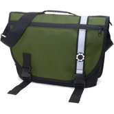 Retro Stripe Courier Diaper Bag