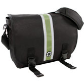 Center Stripe Messenger Diaper Bag