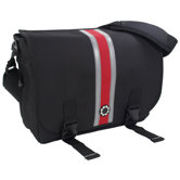 Center Stripe Messenger Diaper Bag