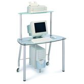 Protable Computer Desk with Top Shelf