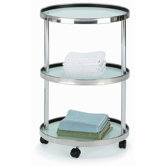U-Cart 843 Organizer Cart in Chrome