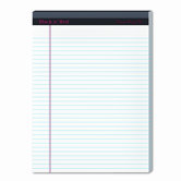 Glue Top Writing Pad, White, 8 1/2 x 11, 100 Sheets Per Pad, 2 Pads Per Pack