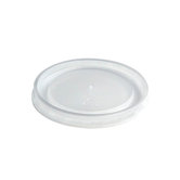 High Heat Vented Plastic Lids in Translucent