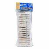 Wood Spring Clothespins, 3-3/8 Length, 50 Clothespins per Pack
