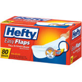 (80 per Carton) 13 Gallon Easy Flaps Trash Bag