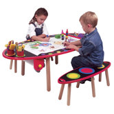 My Room Kids' 3 Piece Table and Bench Set