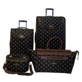 Fleur De Lis 4 Piece Luggage Set