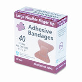 First Aid Fingertip Bandages, Box of 40