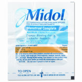 Midol Menstrual Complete Caplets, 50 Two-Packs/Box