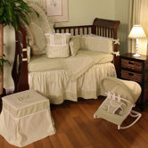 Sherbert Celery Crib Bedding Collection