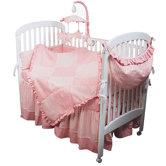 Sherbert Pink Crib Bedding Collection