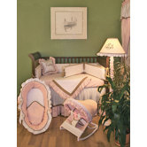 Crib Diaper Stacker in Classic Pink
