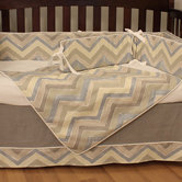 Chevron Crib Blanket