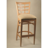 24" Lattice Back Counter Stool