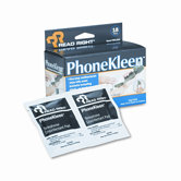 PhoneKleen Wet Wipes, Cloth, 5 x 5, 18/box