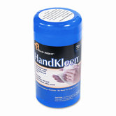 Hand Clean Remoistened Wipes, 70/Tub