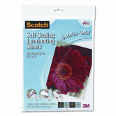 Self-Sealing Laminating Sheets, 10/Pack