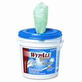 WYPALL Waterless Hand Wipes, Cloth, 10-1/2 x 12-1/4, 75/Bucket