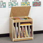 Mobile Big Book Storage Rack