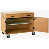 Encore Rolling Cabinet with Drawer and 2 Shelves