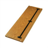 Library Reference Shelf with Steel Reinforced Underside