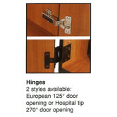 Illusions 36" H Base Cabinet with Doors/Shelves