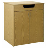 Library Foyer Book Return Unit with Doors